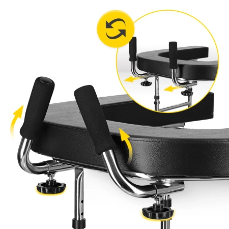 Balcon de reabilitare cu sprijin