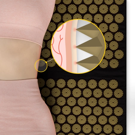 Covoraș clasică de presopunctură de mărime mare cu pernă XL