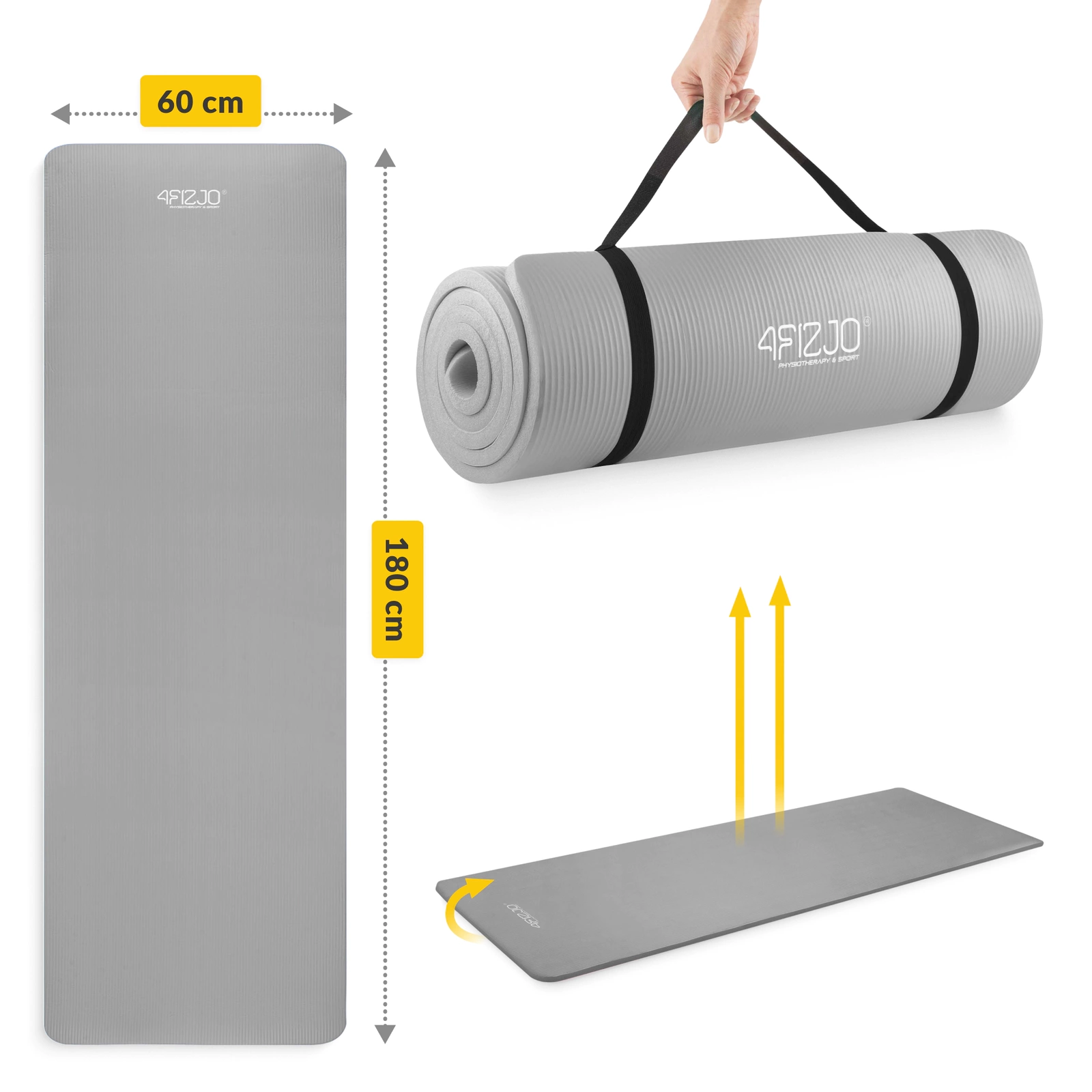 Saltea de exerciții NBR 1,5 cm