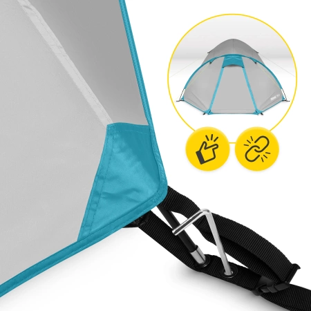 Cort turistic PRIME TRIO MOUNTAIN GOAT gri