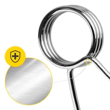 Clemă cu arc pentru halteră olimpică 50 mm 2 buc.