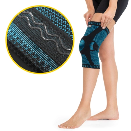 Genunchieră elastică cu stabilizare rotulă XL