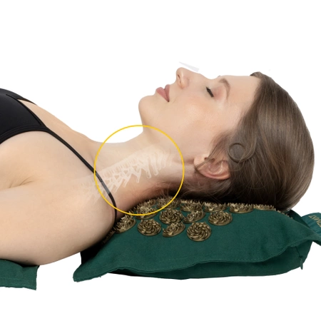 Covoraș de presopunctură ECO cu coji de hrișcă și nucă de cocos