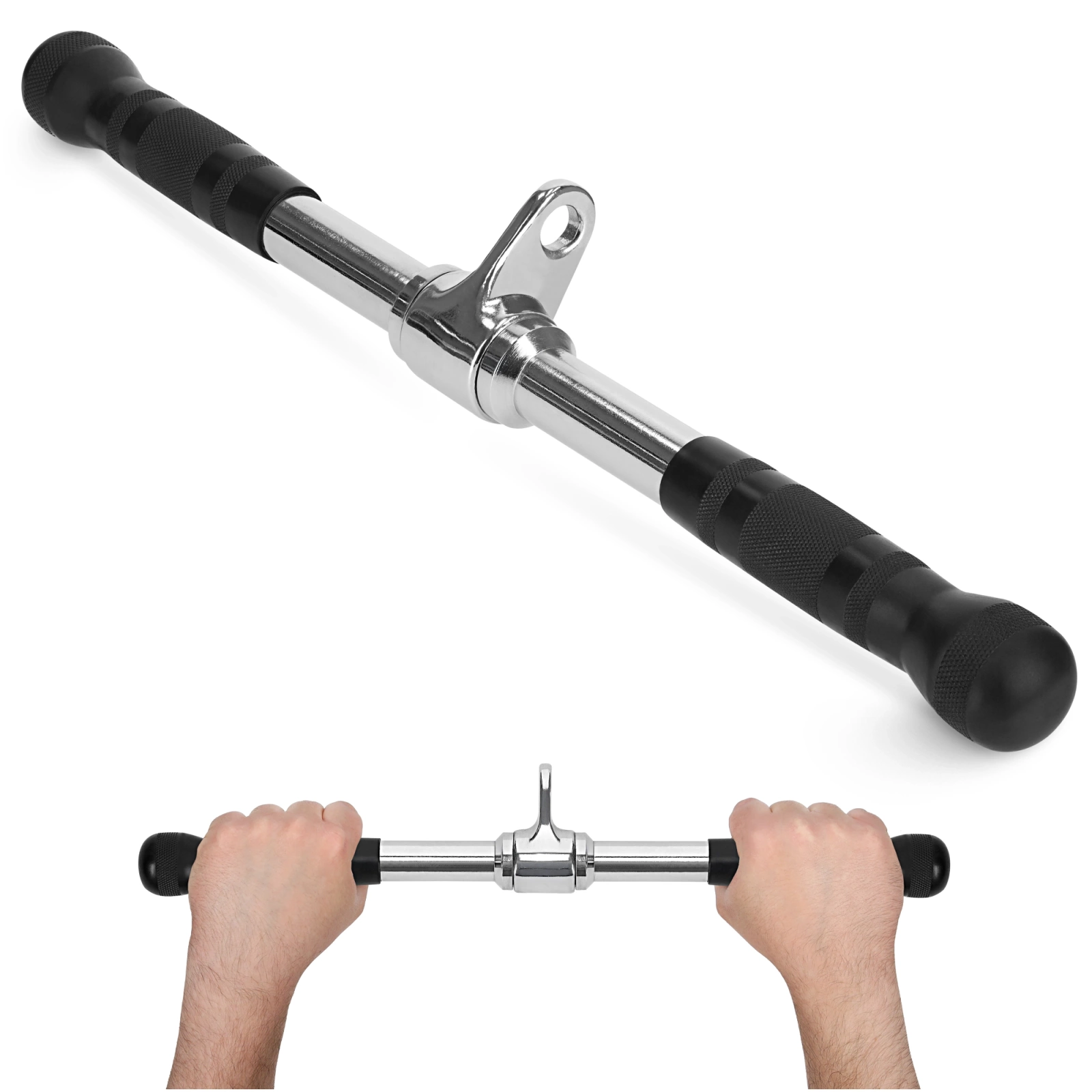  Mâner pentru tracțiuni drept, rotativ, 52 cm