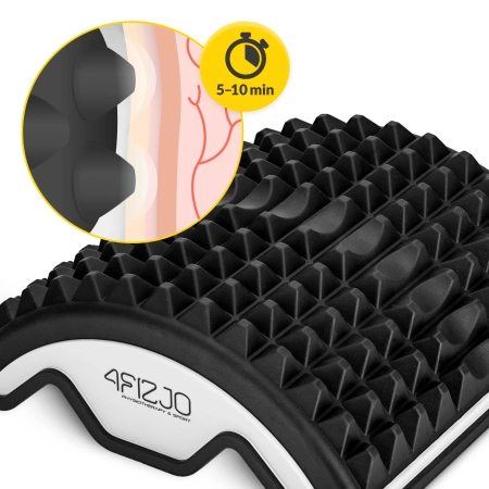 Aparat pentru întinderea spatelui negru-gri