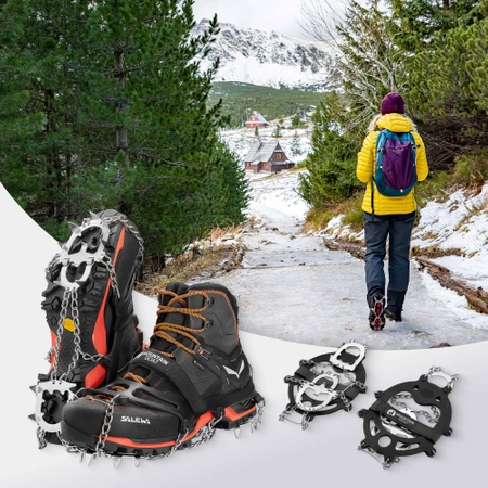 Crampoane antiderapante pentru bocanci PREMIUM (41-43) L