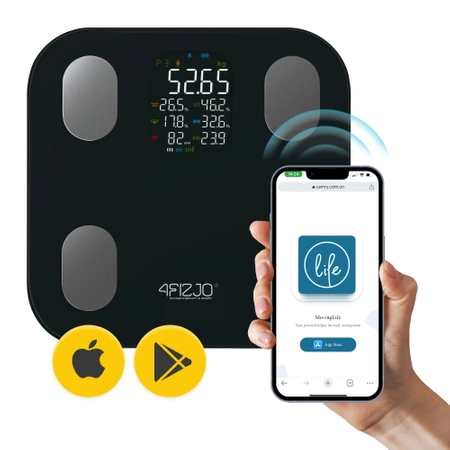 Cântar inteligent pentru baie cu aplicație PRO