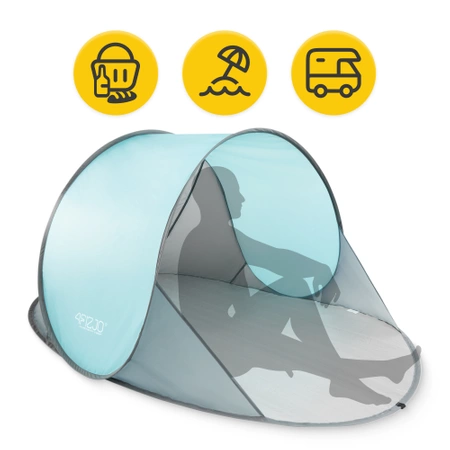 Cort de plajă cu auto-montare