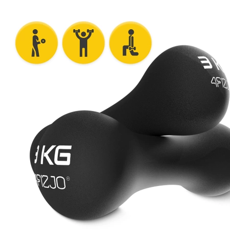 Gantere cu 8-shape 2 x 3 kg