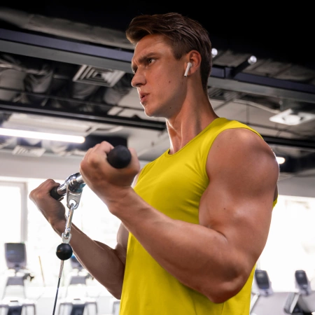 Mâner drept pentru tracțiuni, rotativ, 52 cm