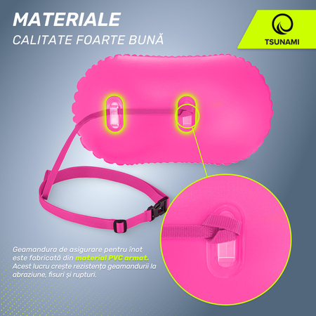 Baliză gonflabilă pentru înot TSUNAMI roz
