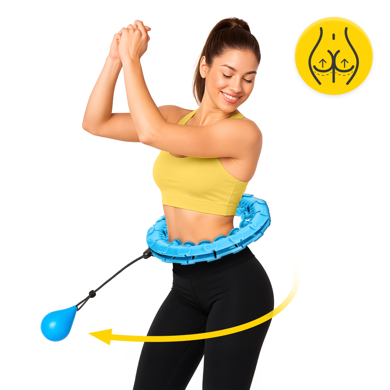 Hula Hop cu Greutate și Masaj