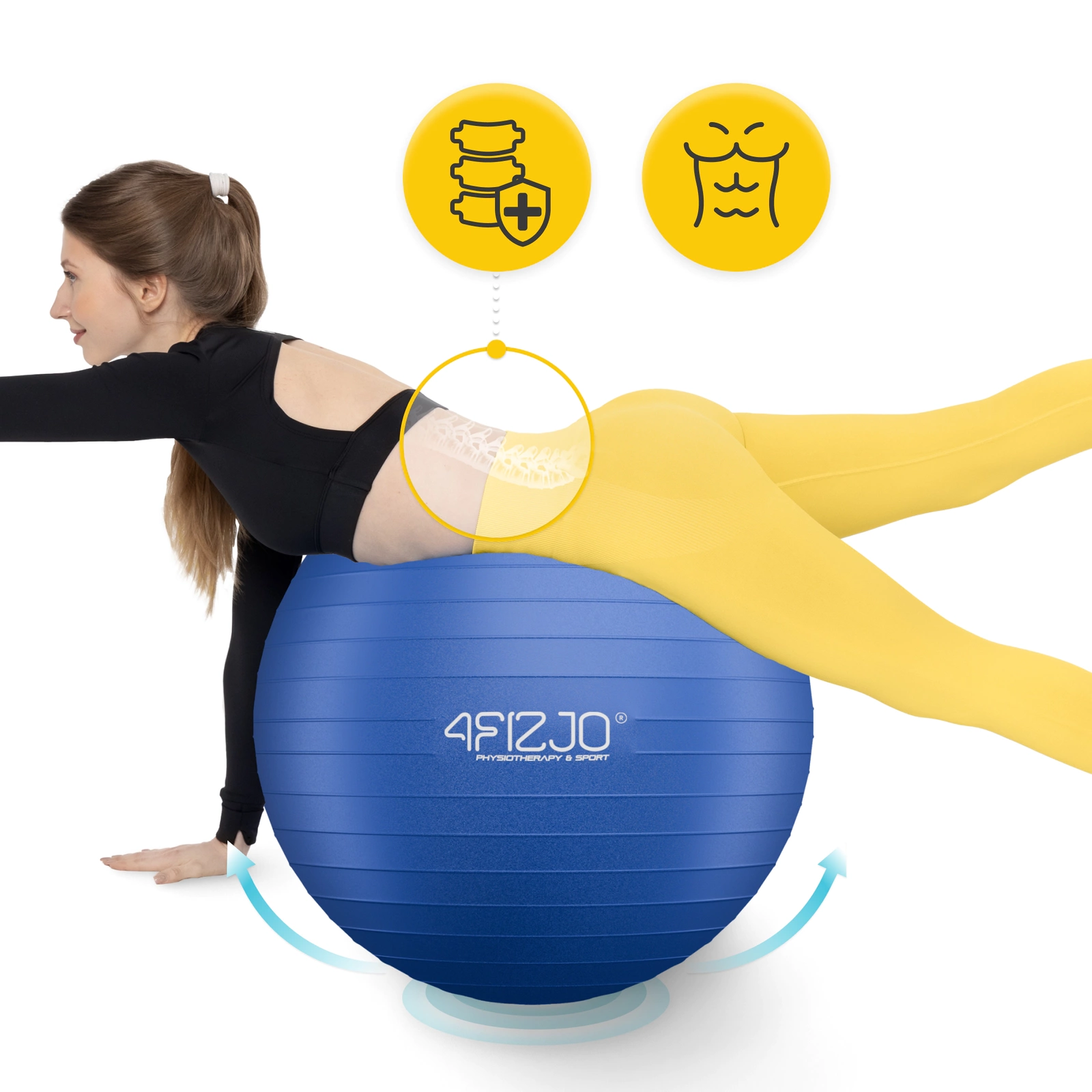 Minge de gimnastică gonflabilă 85 cm