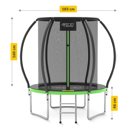 Trambulină de grădină pentru copii PRO 183 cm 6FT