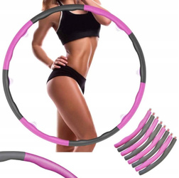 Hula Hoop pliabil cu proeminențe de masaj 1 kg