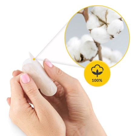 Set plasturi pentru mameloane flori de bumbac