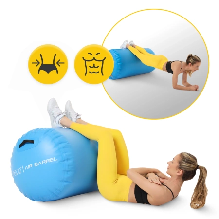 Cilindru gonflabil de gimnastică AIR BARREL 75 cm