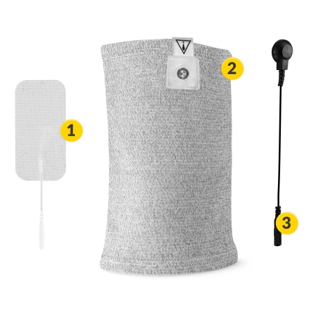 Bandă conductoare pentru electrostimularea cotului