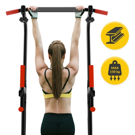 Bară multifuncțională pentru tracțiuni cu tijă și bancă PRO+