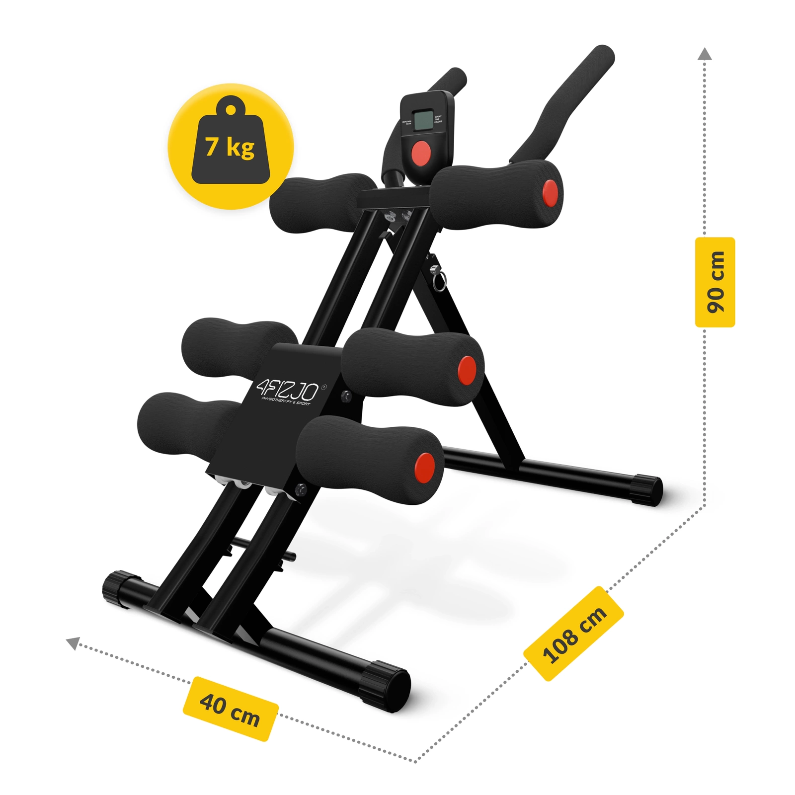 Trainer pentru mușchii abdominali pliabil