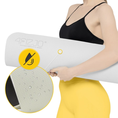 Saltea de exerciții TPE anti-alunecare 0,6 cm