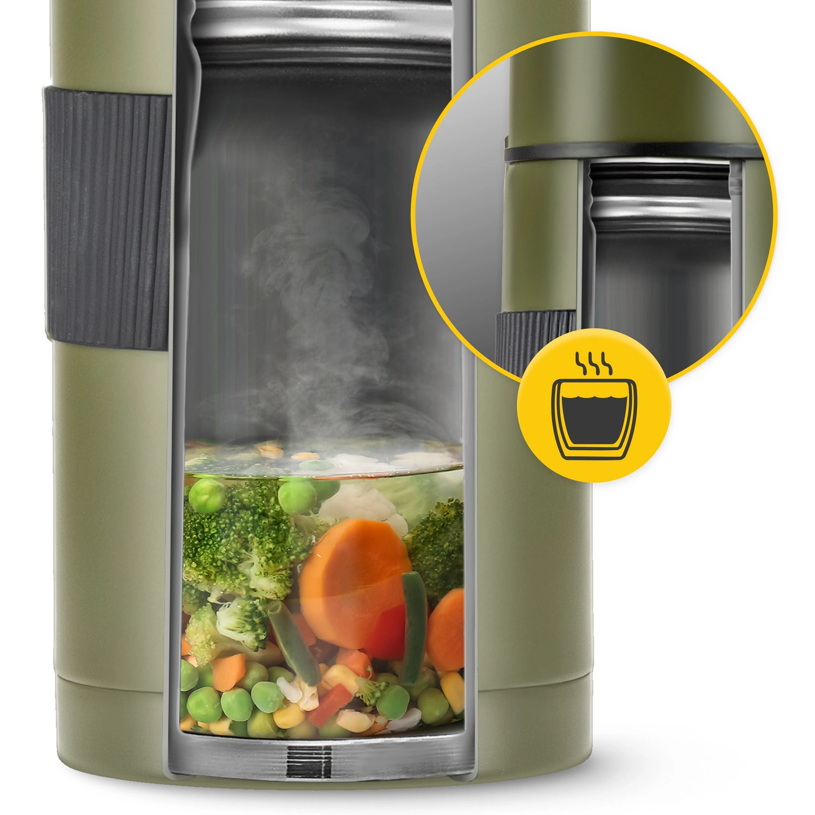 Termos pentru mâncare din oțel inoxidabil