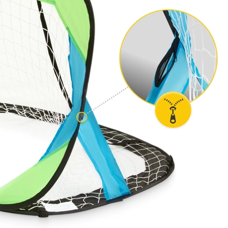 Set 2 porți de fotbal automontabile