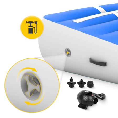 Pistă acrobatică AIR MAT PRO 10 x 1 x 0,4 m + pompă