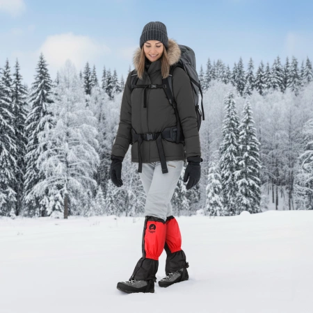 Ghetre impermeabile pentru încălțăminte universale roșii