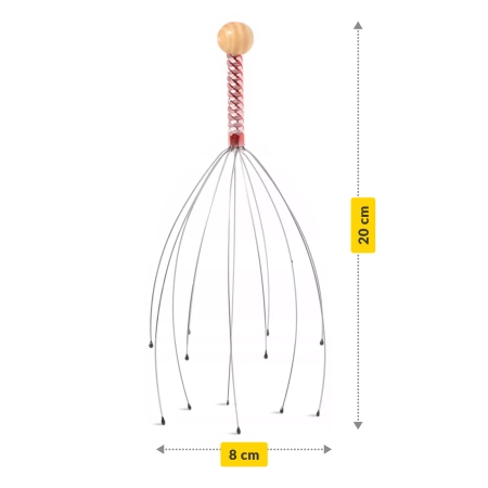 Masajor ayurvedic pentru pielea scalpului