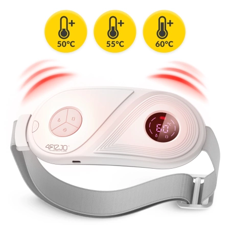 Centură menstruală încălzitoare pentru dureri menstruale – alb