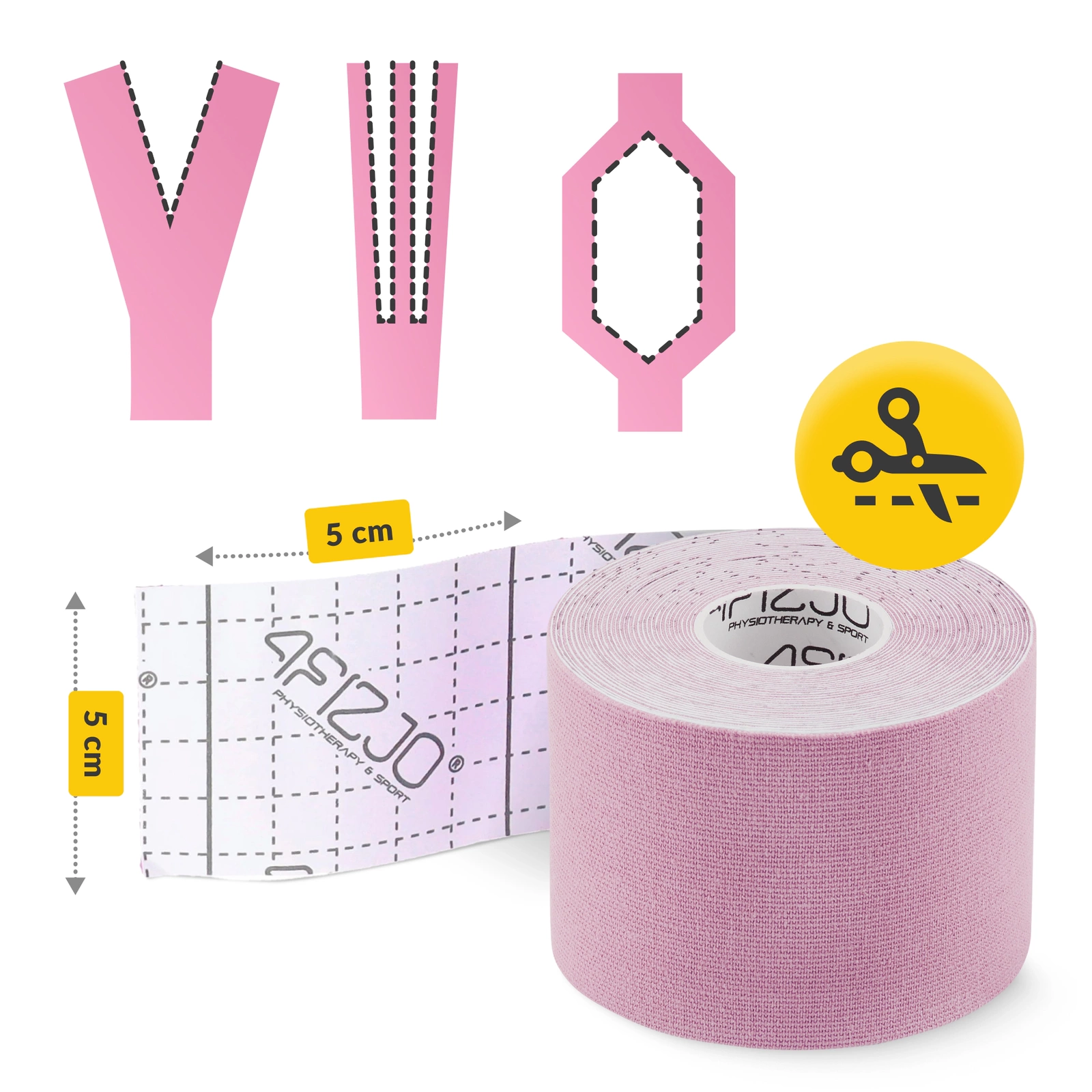 Bandă Kinesiotaping 5 cm x 5 m