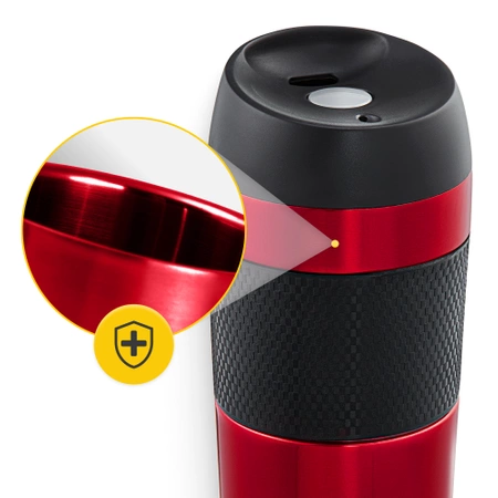 Cana termică Mountain Goat TRAVEL 450 ml roșie