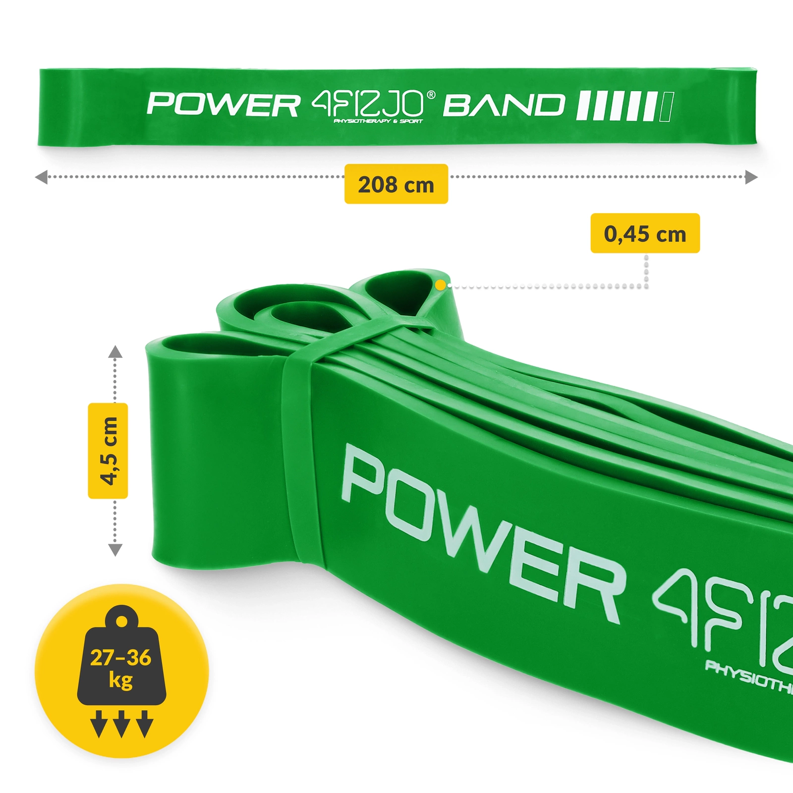 Bandă de rezistență POWER BAND 27-36kg (5/6)