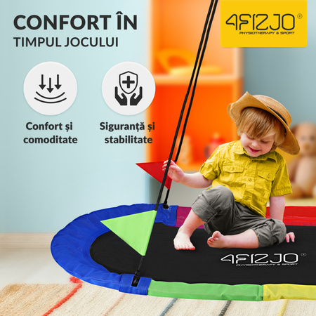 Leagăn de grădină cu cuib de barză 165 cm