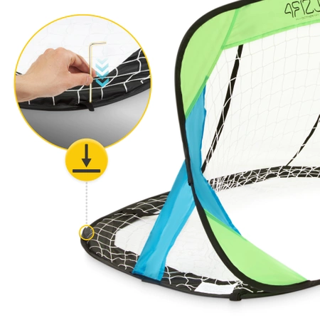 Set 2 porți de fotbal automontabile