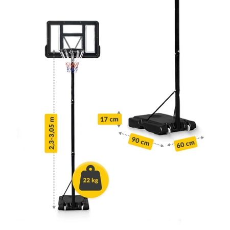 Coș de baschet reglabil de sine stătător FALCON SHOOTER