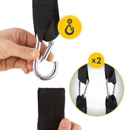 Mâneci pentru antrenament abdominal AB Sling Straps