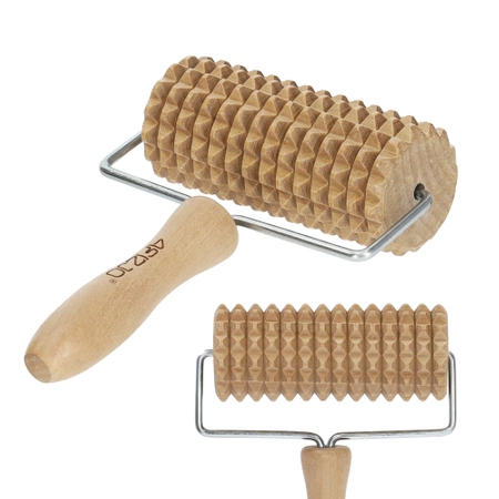 Roller pentru masaj din lemn