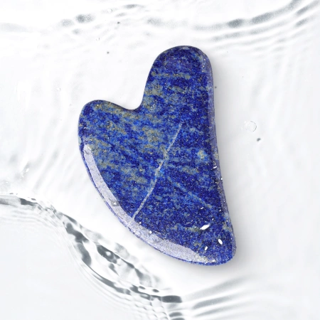 Piatra clasică Gua Sha din lazurit natural