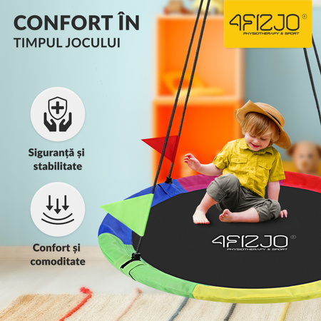 Leagăn de grădină pentru copii XXL 120 cm