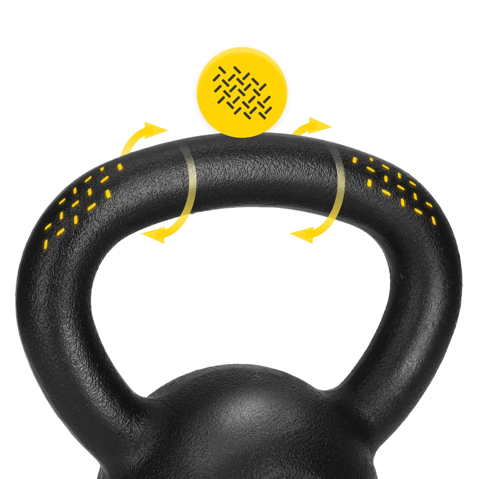 Kettlebell greutate din fontă de 6 kg