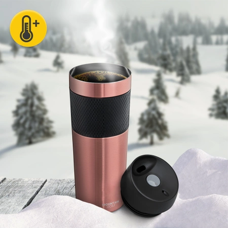 Cana termică Mountain Goat TRAVEL 450 ml roz