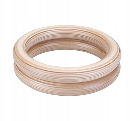 Inele din lemn pentru gimnastică 2 buc.