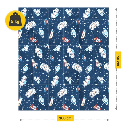 Pătură cu greutate antistres 5 kg