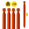 Cuie de cort din aluminiu 18 cm în formă de V 10 buc.