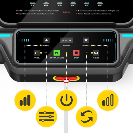 Banda de alergare electrică pliabilă MY-SPEED pentru uz casnic