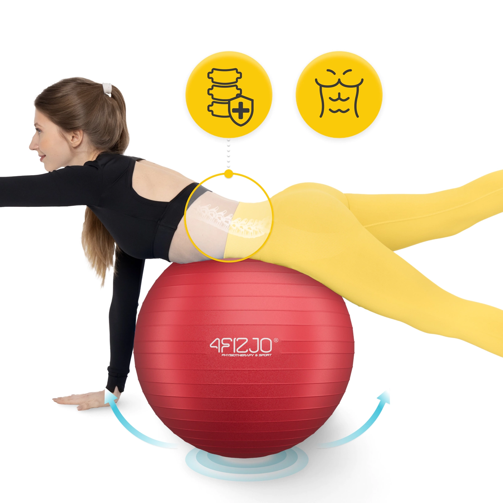 Minge de gimnastică gonflabilă 55 cm