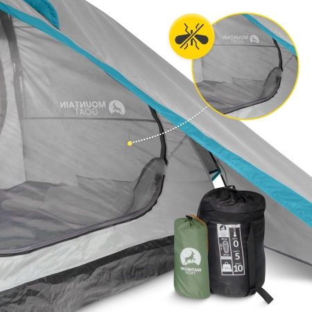 Cort turistic PRIME DUO MOUNTAIN GOAT gri