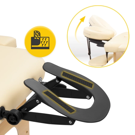 Masă de masaj din lemn, 60 cm